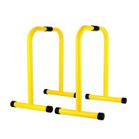 Set de dos barras paralelas: Push Up de acero con agarres acolchados y de altura ajustable